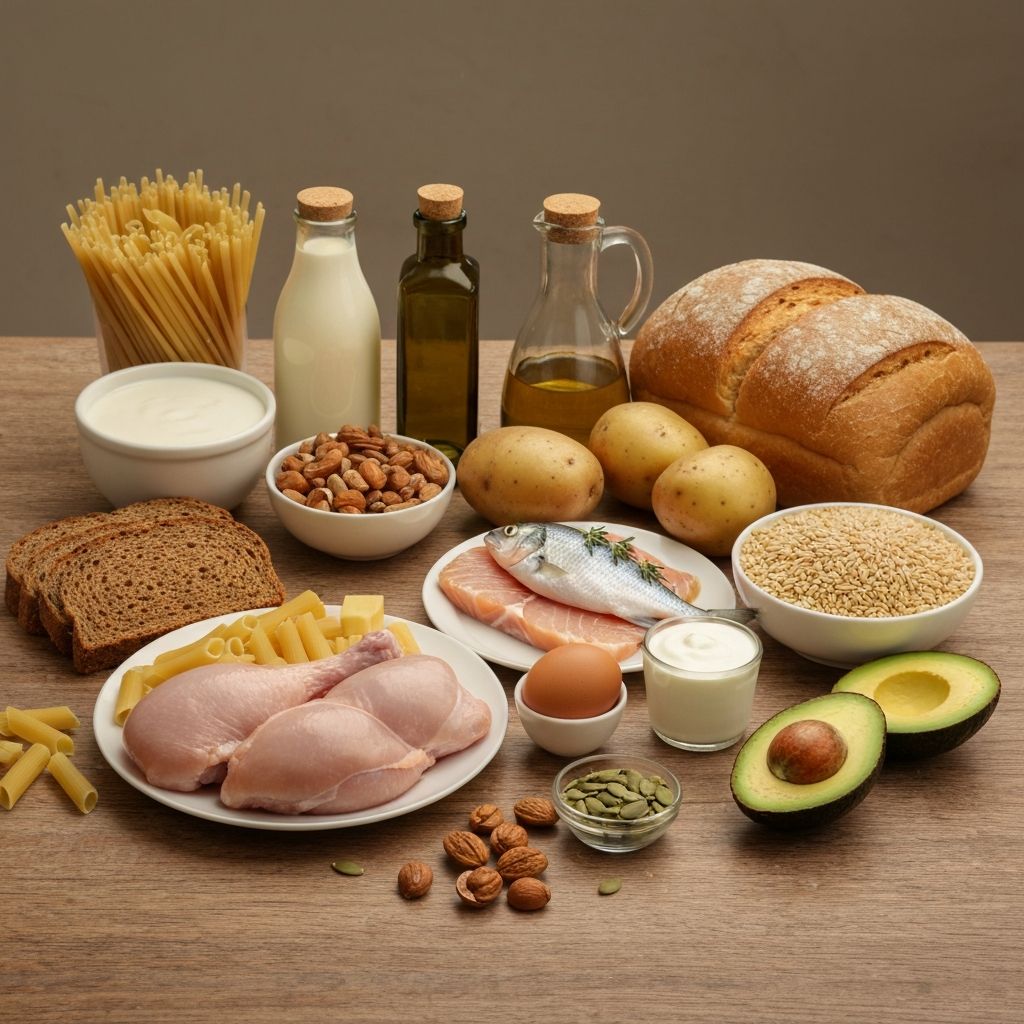 Macronutrients in food